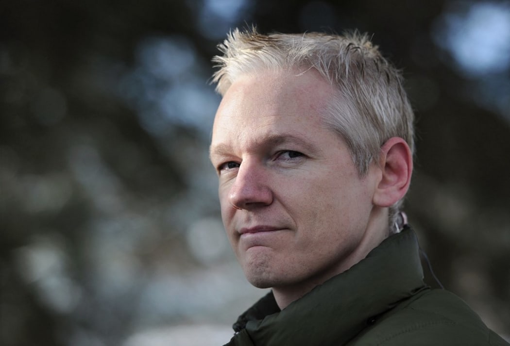 WikiLeaks founder Julian Assange prepares to speak to the media in England, on December, 2010.