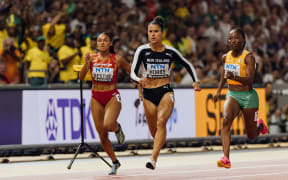 Zoe Hobbs competing in Melbourne in 2024.
