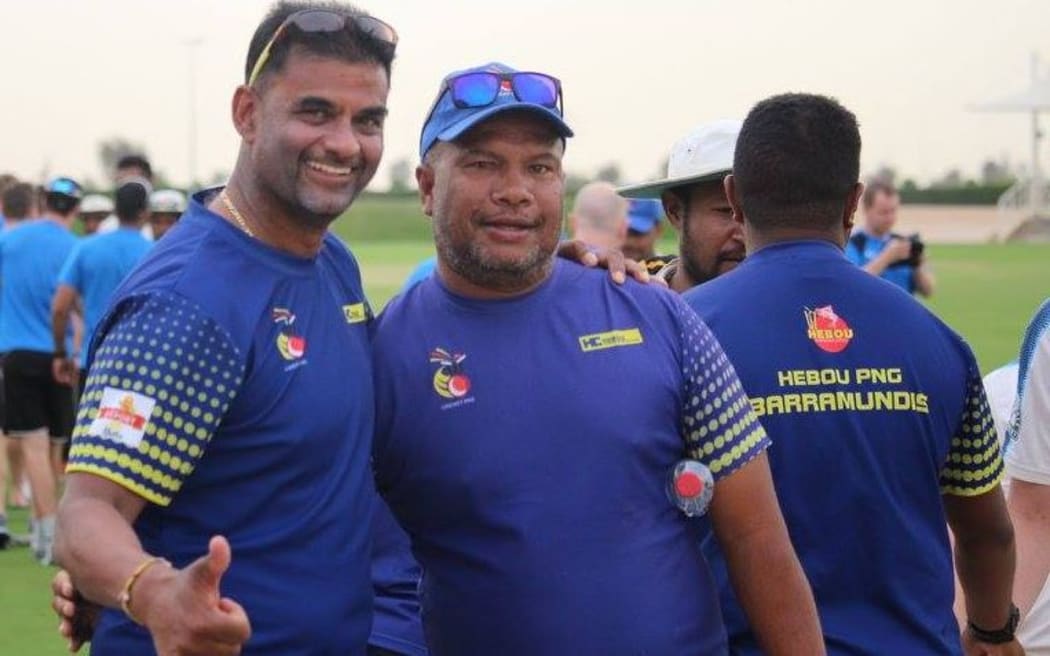 Coach Dipak Patel and Assistant Coach John Ovia