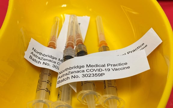 The patch of Astrazeneca vaccine.