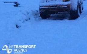 Snow has closed many roads in the South Island, and the central North Island.