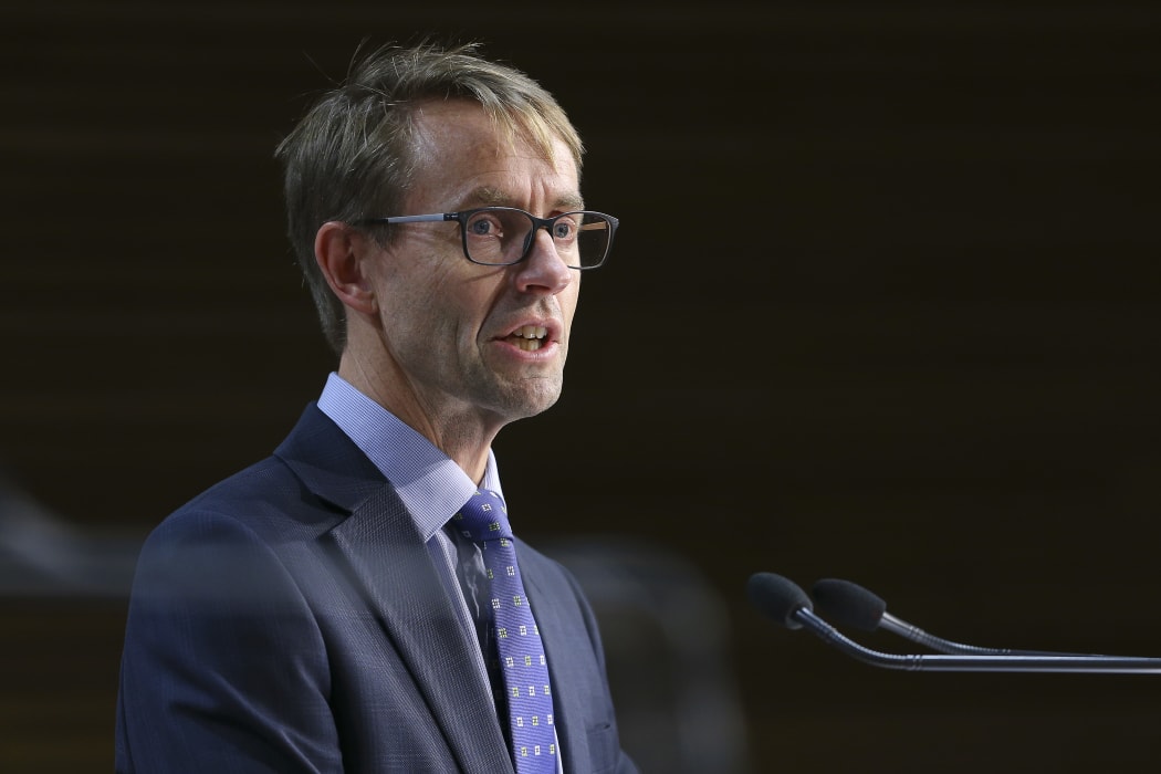 Director-General of Health Dr Ashley Bloomfield speaks to media during a press conference at Parliament on April 09, 2020 in Wellington, New Zealand.