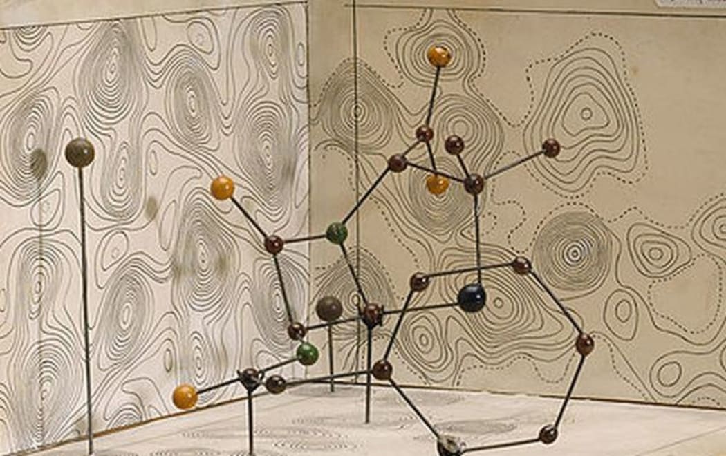 Molecular model of Penicillin by Dorothy Hodgkin, c.1945