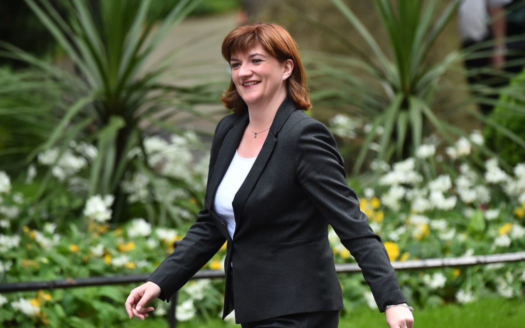 Britain's Secretary of State for Education Nicky Morgan
