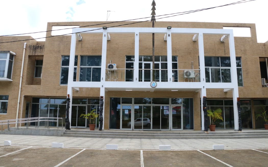 Melanesian Spearhead Group Secretariat building in Port Vila. 20 August 2023