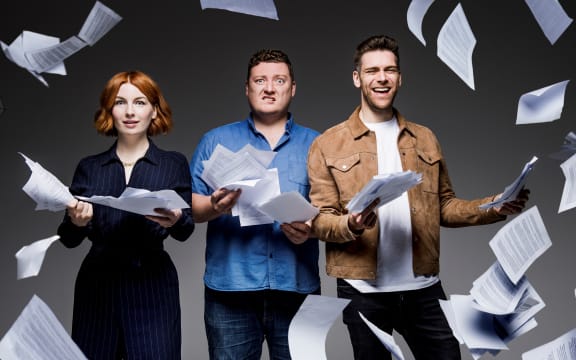Alice Levine, Jamie Morton and James Cooper