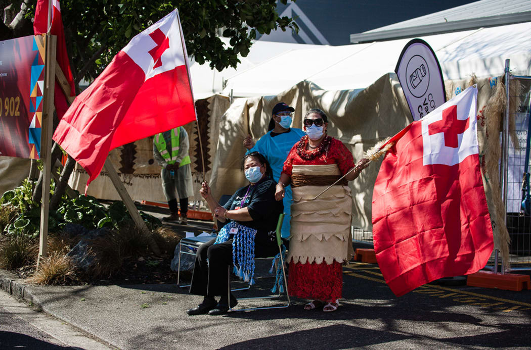 At the Langimalie Supervax Event in Onehunga, organised by the Tongan Health Society