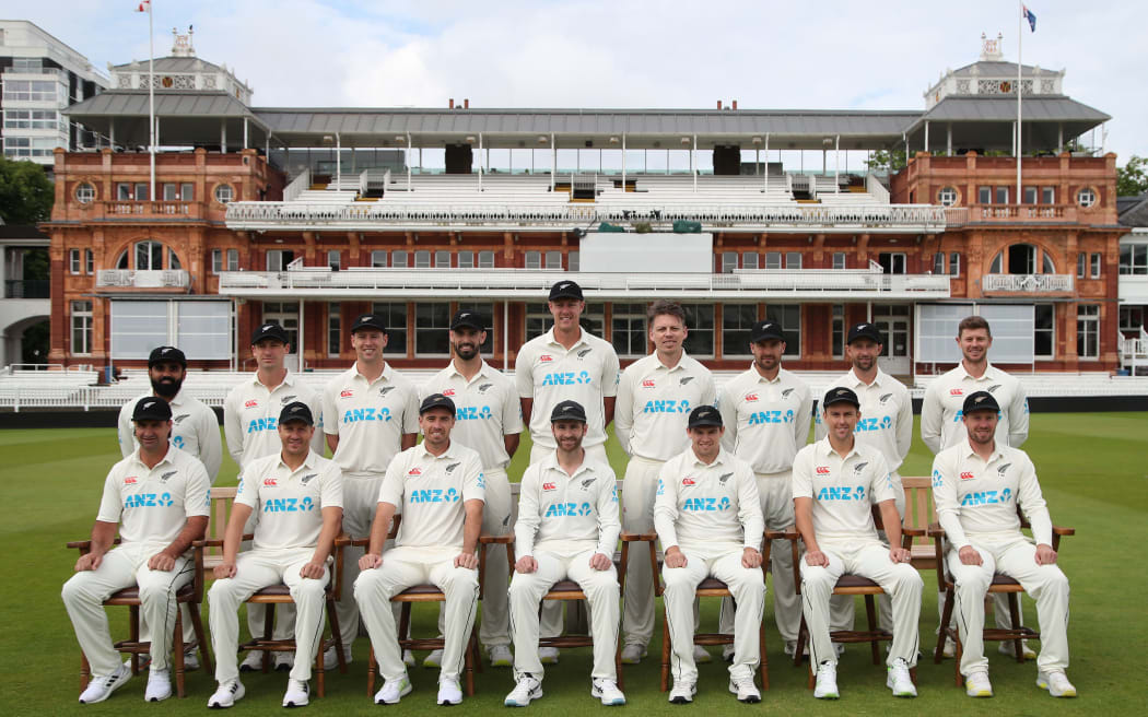New Zealand team photo at Lord's 2022.