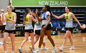 Grace Nweke.
Silver Ferns netball training session ahead of the upcoming Constellation Cup Netball Series. Auckland, Thursday 9 October 2025 © Photo: Andrew Cornaga / Photosport