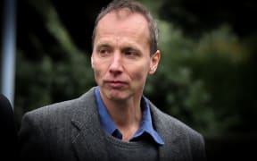 Nicky Hager walking into Wellington High Court 15/07/15