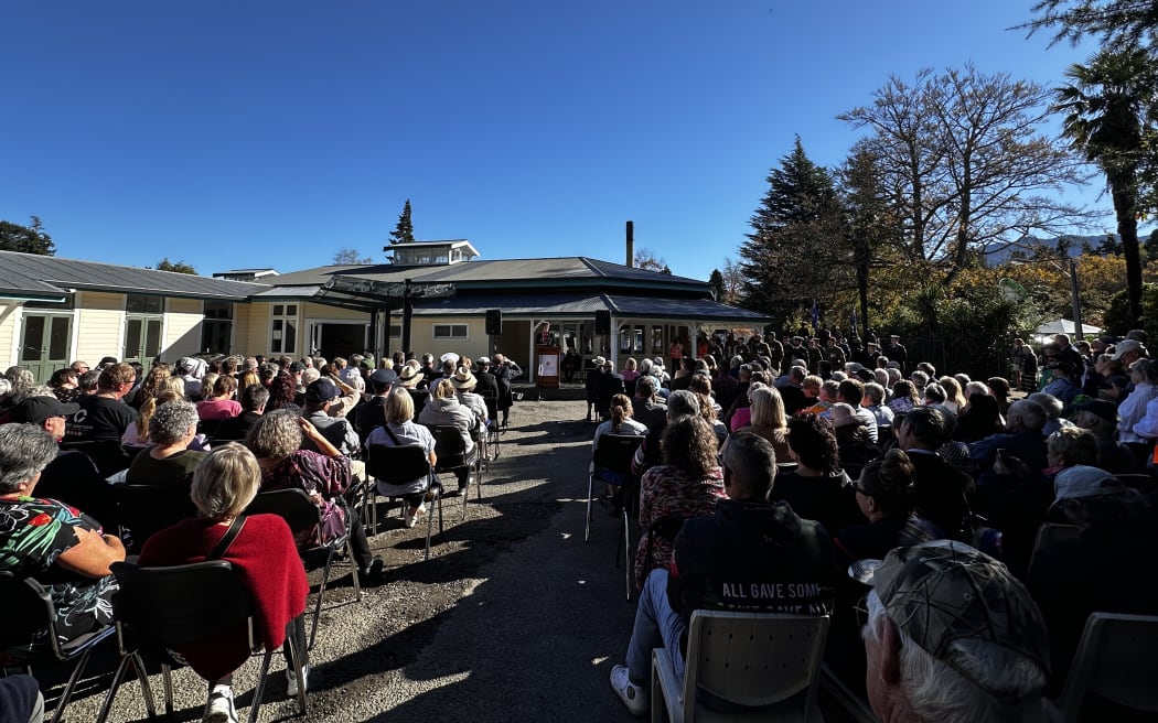 More than 600 people attended the celebration on Friday afternoon marking the completion of the restoration and earthquake strengthening works at Hamner Springs Soldier's Block.