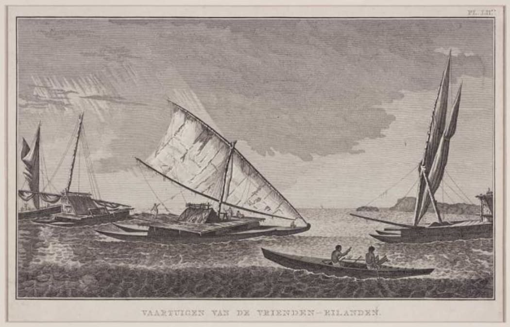 Tongan Canoes, Hodges, William 1744-1797