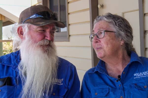 Frank and Debbie Wurst ran the pub in McKinlay for 11 years.