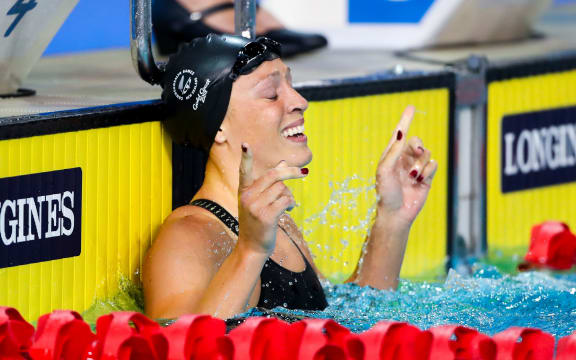 New Zealand para-swimmer Sophie Pascoe.
