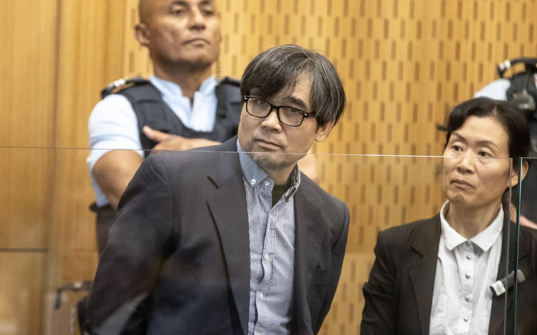 21st October  2024 Iain McGregor/The Press
Tingjun Cao in Christchurch High Court facing trial for the murder of Yanfei Bao. Pictured in the dock with an interpreter.