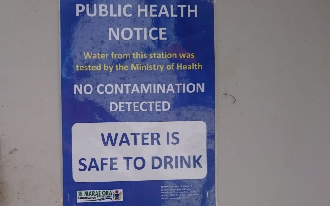 Cook Islands public water notice
