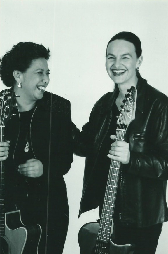 Mahinaarangi Tocker with Charlotte Yates