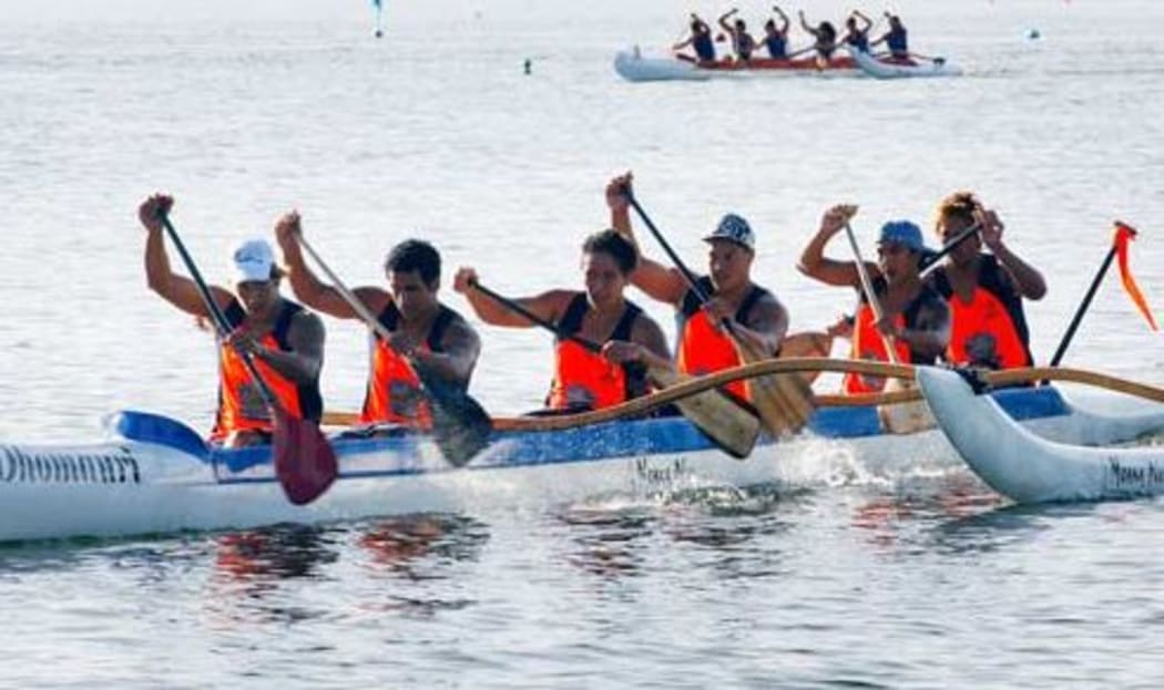 Waka Ama paddlers