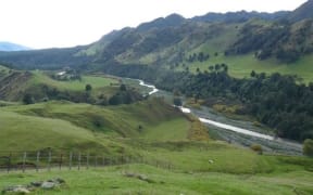 The site of the proposed dam.