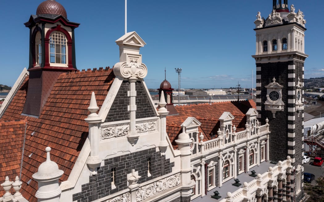 The Dunedin Railway Station restoration project sought to maintain its original Edwardian Baroque-style aesthetic.