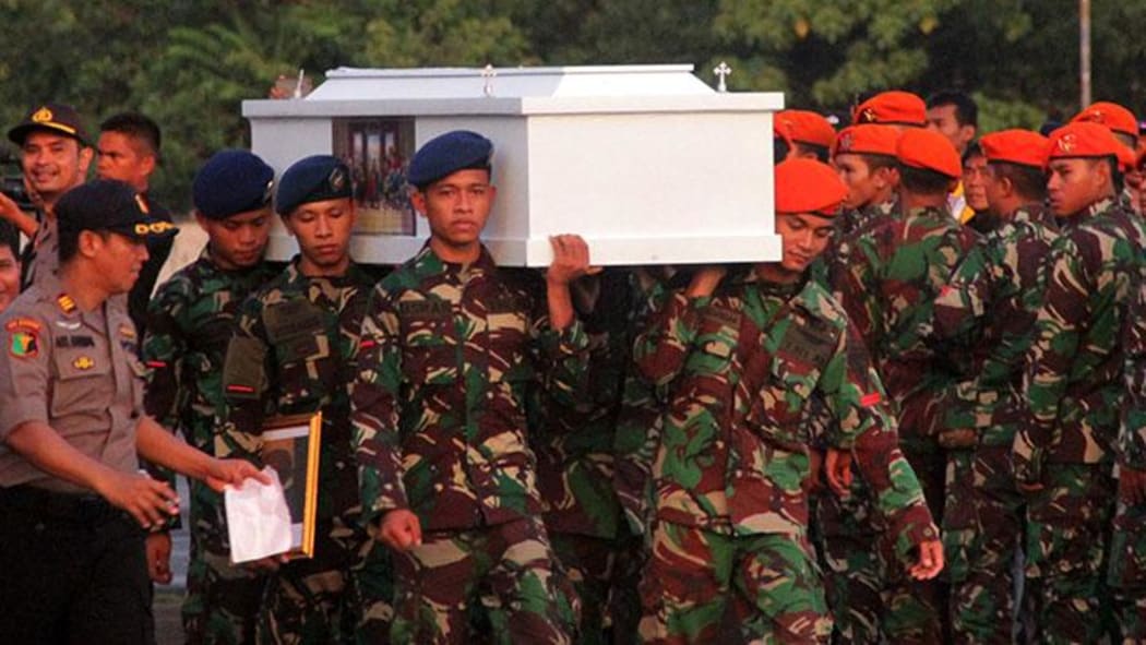 Indonesian National Armed Forces carrying  a coffin of a fallen fellow soldier. Three Indonesian soldiers were reportedly killed by the West Papuan Liberation Army in Nduga regency on March 7th, 2019