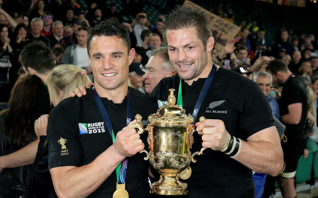 Dan Carter and Richie McCaw RWC2015