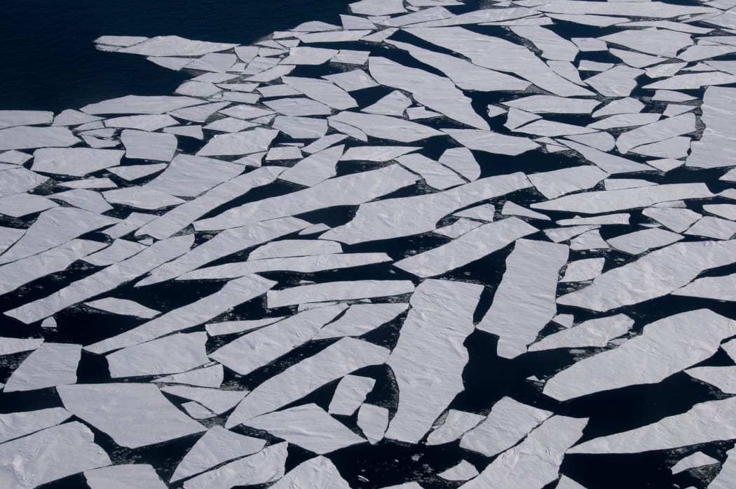 Sea ice.