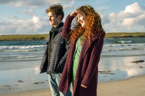 Fionn O'Shea as Nicholas and Ann Skelly as Isabel in Four Letters of Love.