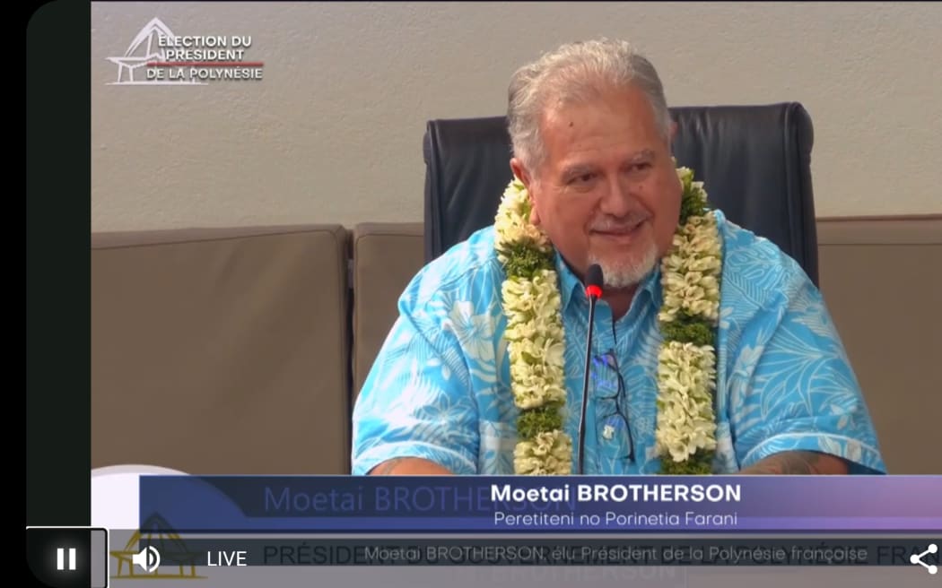 Moetai Brotherson elected as French Polynesia President