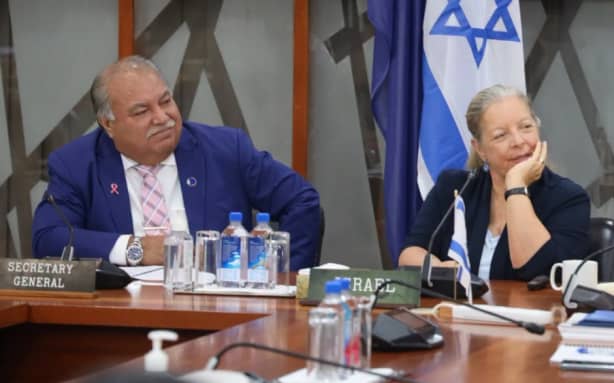 PIG secretary-general Baron Waqa welcomed Israel’s Ambassador to Fiji and Pacific Island Countries Maya Yaron in Suva this week.