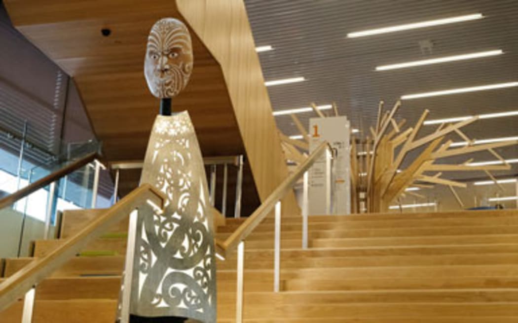 Tawhaki by Fayne_Robinson at Tūranga, the new library