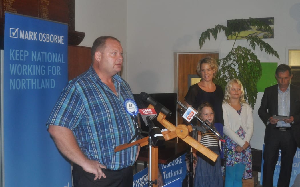 Mark Osborne conceded defeat in Northland.