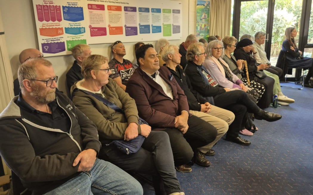 The Central Hawke’s Bay District Council chambers was filled with members of the public for its vote on Maori wards