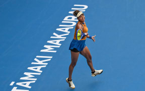 Naomi Osaka (JPN) at the 2025 ASB Classic, Auckland.