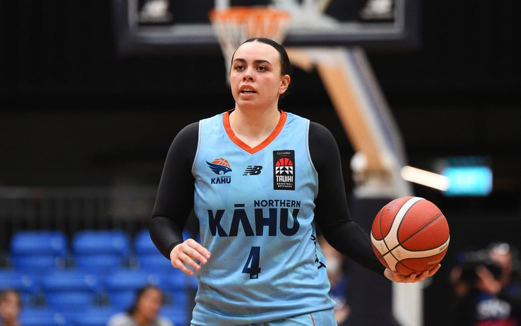 Northland player Tahlia Tupaea during the Tauihi Basketball Aotearoa competition.