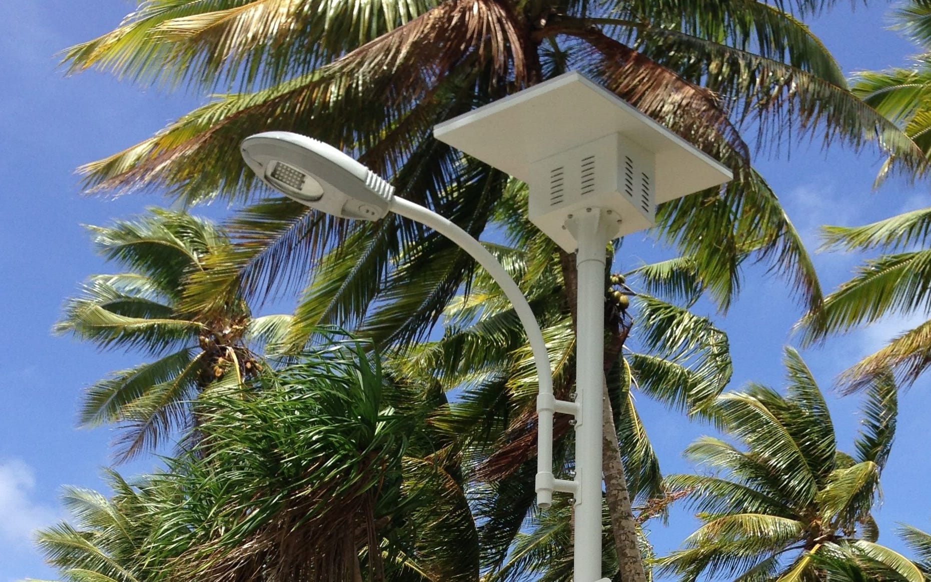 Solar power light in Marshall Islands provided by Taiwan