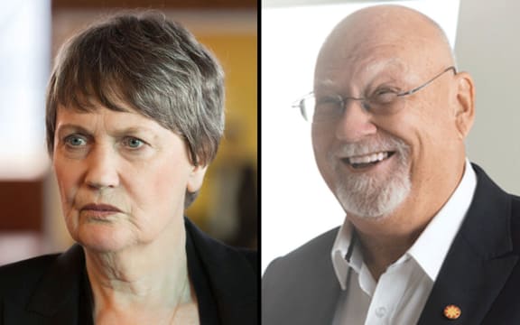 Helen Clark and Ray Avery.