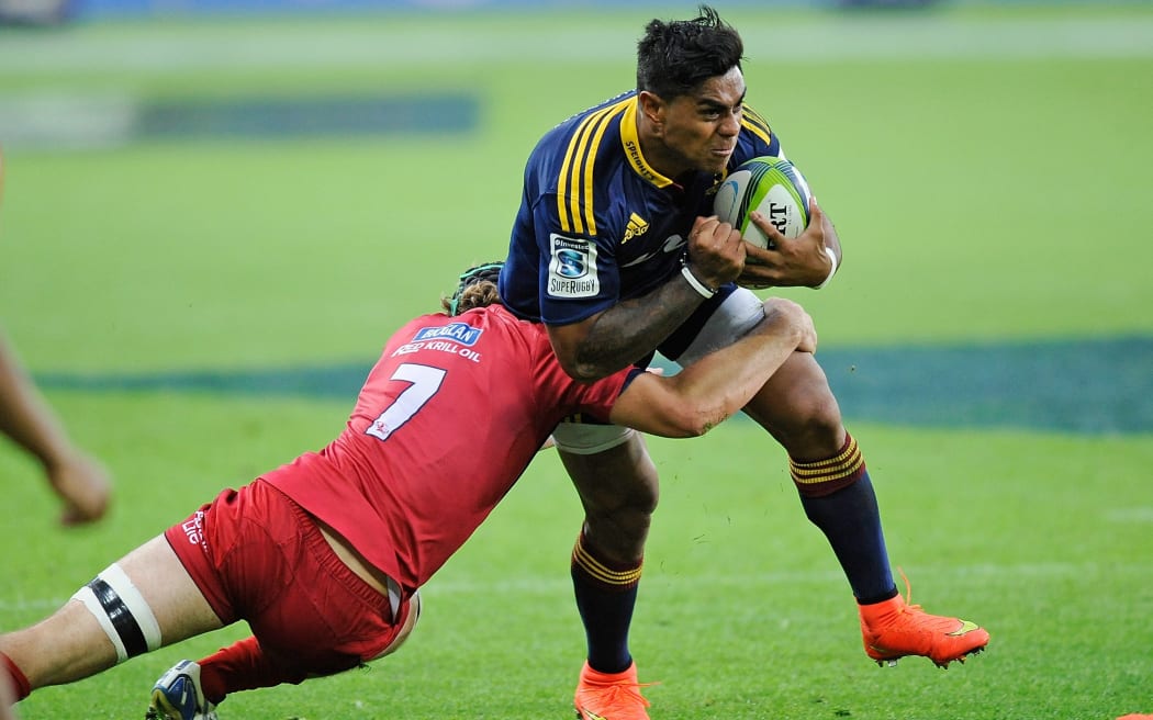 Malakai Fekitoa in action for the Highlanders.