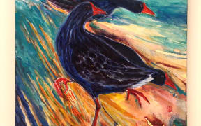 Painting by Norma Cranwell