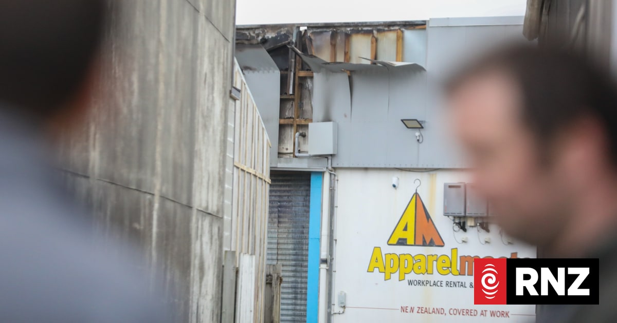 Fire destroys Apparelmaster warehouse in Petone