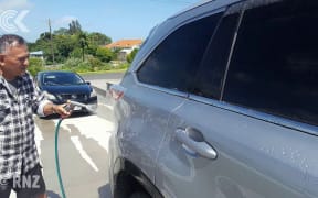 What is the mystery, yellow substance bothering Waitara residents