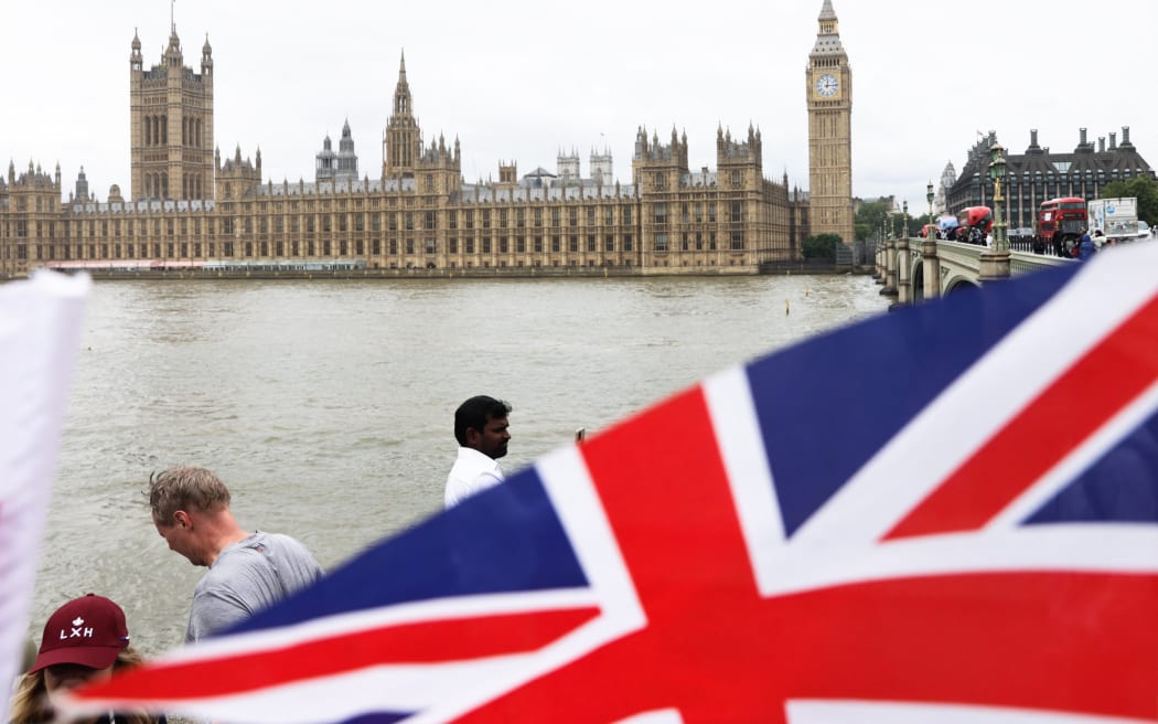 A view of the Palace of Westminster a day before General Election, in London, Great Britain on July 3, 2024. (Photo by Jakub Porzycki/NurPhoto) (Photo by Jakub Porzycki / NurPhoto / NurPhoto via AFP)