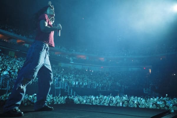 Lorde performs during her Ultrasound World Tour in Austin, Texas at the Moody Center on 17 September, 2025.