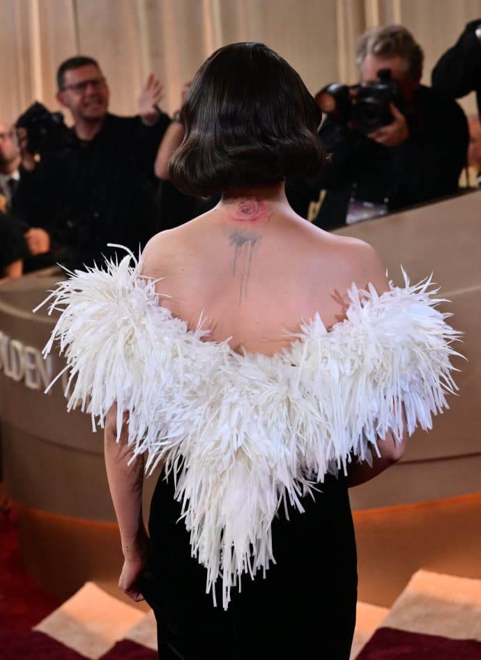 US actress Selena Gomez attends the 83rd annual Golden Globe Awards at the Beverly Hilton hotel in Beverly Hills, California, on January 11, 2026.