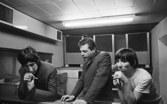 Pete Townshend, Shel Talmy & Keith Moon 1965