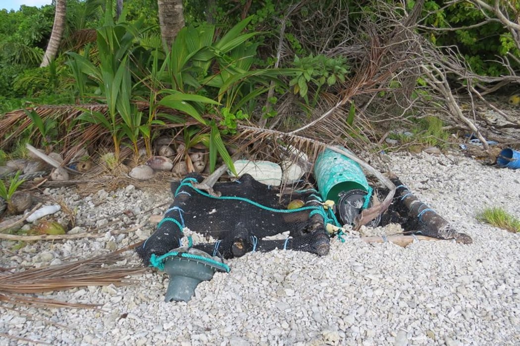 Debris from FADs found on Cooks' Suwarrow Atoll