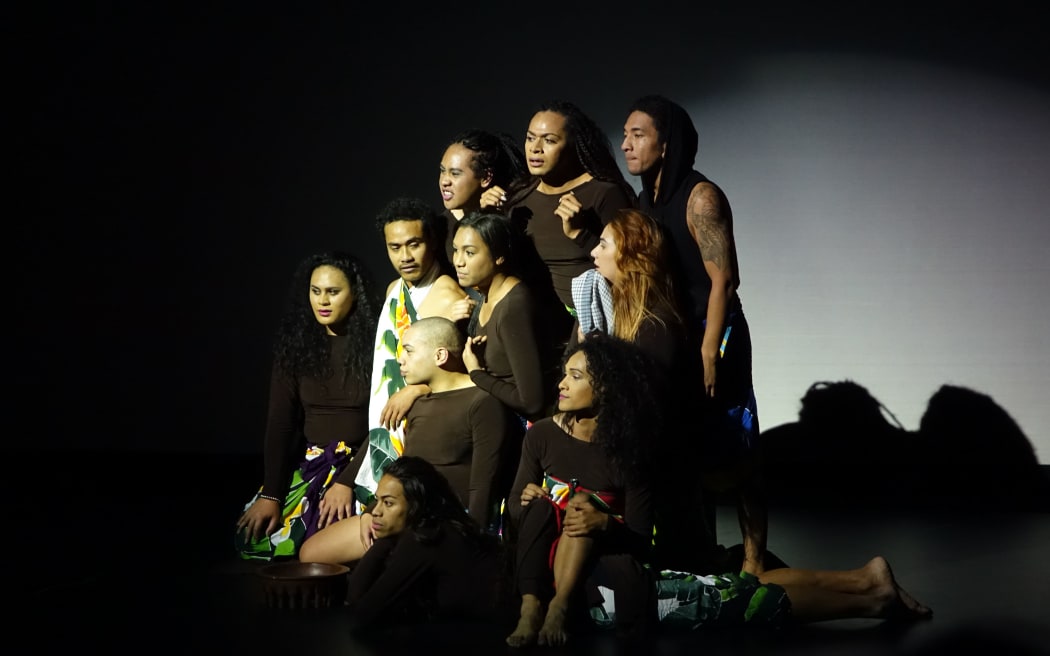 Dancers perform in Fine Fatale's 'Le Freak'.