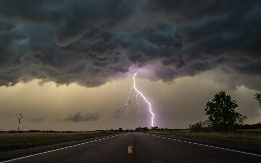 Lightning in Nebraska.