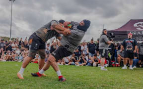 Image of two people doing Run It Straight