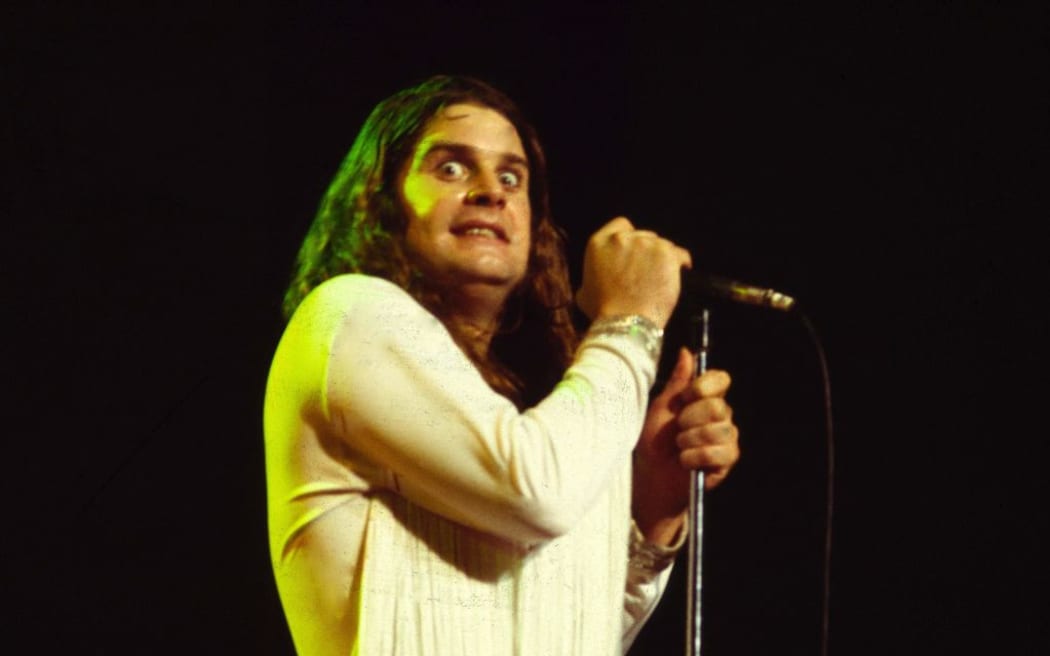 UNITED STATES - AUGUST 27:  Photo of Ozzy OSBOURNE and BLACK SABBATH; Ozzy Osbourne performing live onstage  (Photo by Richard E. Aaron/Redferns)